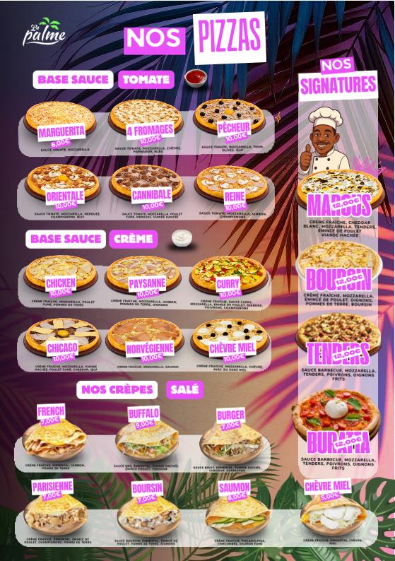 Restaurant & Lounge - La Palme - Menu Image 1