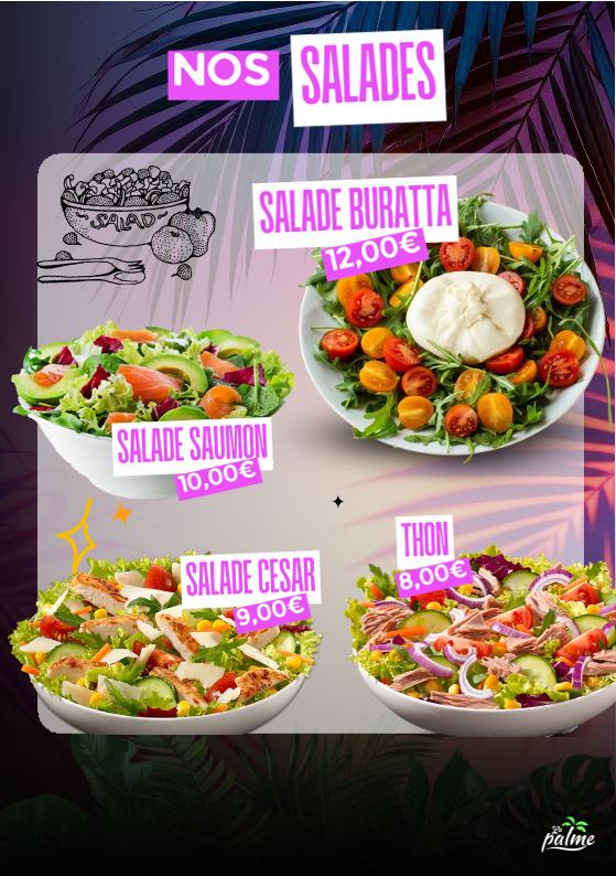 Restaurant & Lounge - La Palme - Menu Image 3